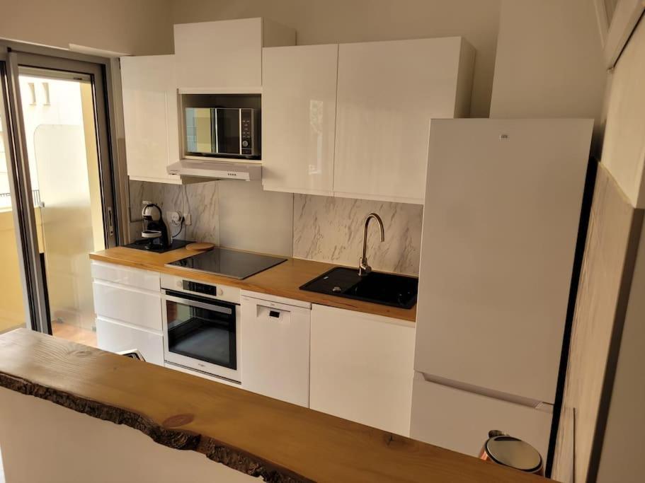 Studio Entre Plages Et Monaco Climatise Parking โรกบรูน-กัป-มาร์แต็ง ภายนอก รูปภาพ